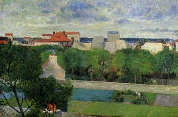 保羅 高更 The Market Gardens of Vaugirard